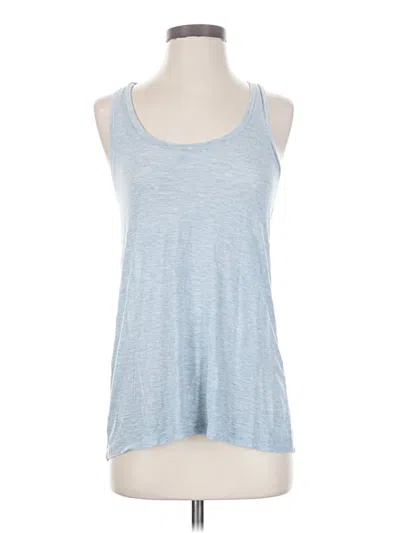 Pre-owned Vince Tank Top Blue Halter Neckline Tops