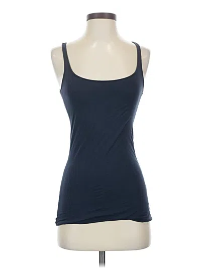 Pre-owned Vince Tank Top Blue Halter Neckline Tops