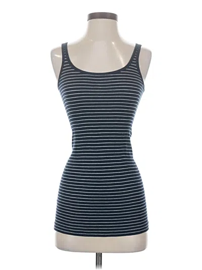 Pre-owned Vince Tank Top Blue Strapless Neckline Tops