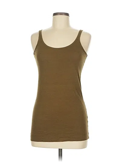 Pre-owned Vince Tank Top Brown Strapless Neckline Tops