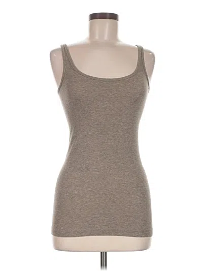 Pre-owned Vince Tank Top Brown Strapless Neckline Tops