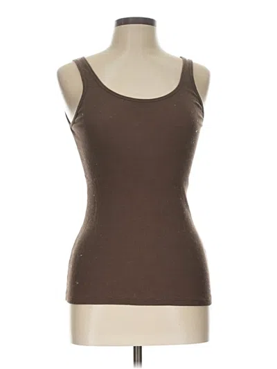 Pre-owned Vince Tank Top Brown Strapless Neckline Tops