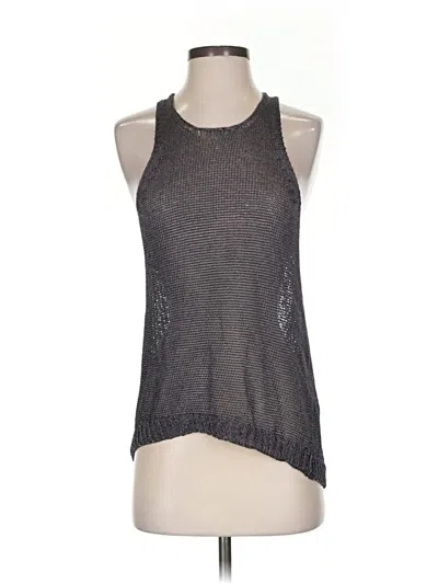 Pre-owned Vince Tank Top Gray Halter Neckline Tops