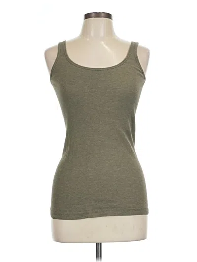Pre-owned Vince Tank Top Green Strapless Neckline Tops