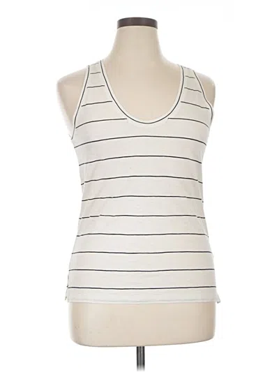 Vince Tank Top Ivory Halter Neckline Tops In White