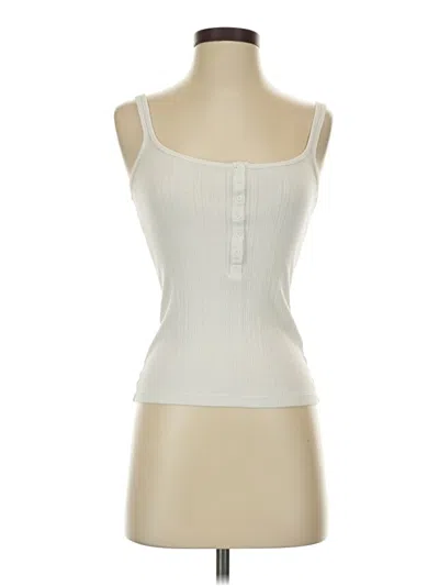 Pre-owned Vince Tank Top Ivory Strapless Neckline Tops In White