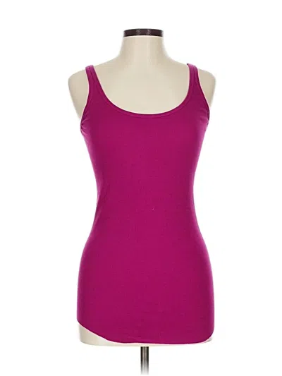 Pre-owned Vince Tank Top Purple Strapless Neckline Tops