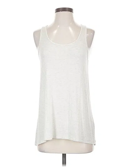 Pre-owned Vince Tank Top Silver Halter Neckline Tops