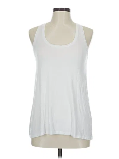 Pre-owned Vince Tank Top White Halter Neckline Tops