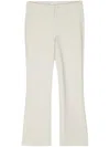 Vince Tapered Leg Trousers With Smooth Finish In Neutral