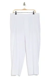 Vince Tapered Linen Blend Pull-on Pants In Optic White