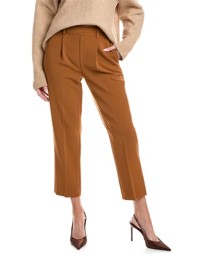 Vince Tapered Mid-rise Pant In Brown