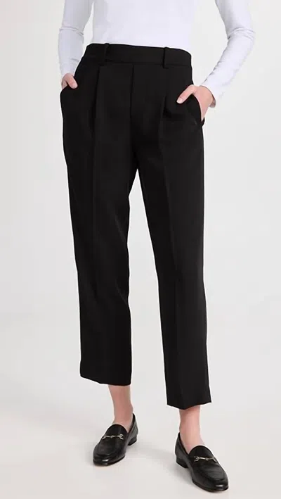Vince Tapered Pull On Pant In Black