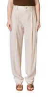 Vince Tapered Trousers In Beige