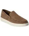Vince Taro-b Suede Loafer In Gray