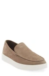 Vince Taro-b Suede Loafer In Gray