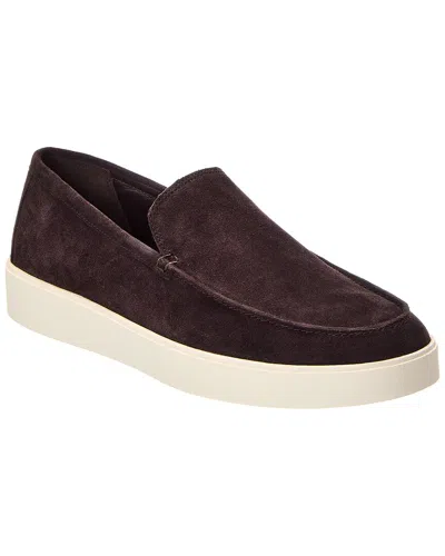 Vince Salinas Suede Slip-on Sneaker In Brown