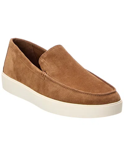 Vince Taro Suede Loafer In Brown