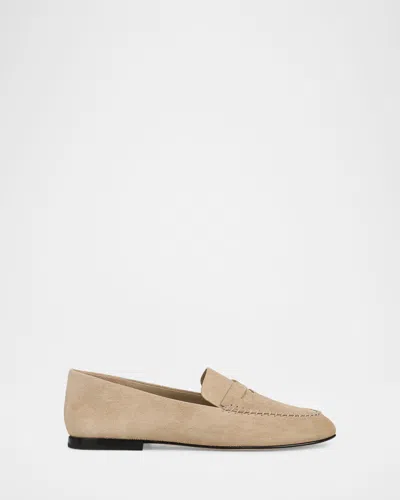 Vince Teo Suede Loafers In Multi