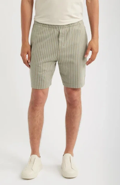 Vince Terra Stripe Shorts In Multi
