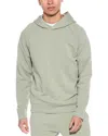 Vince Terry Hoodie In Green