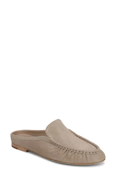 Vince Tevin Ruched Apron Toe Mule In Brown