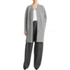 Vince Sculpted Wool-blend Car Coat In Medium  Grey