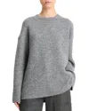 Vince Textured Soft Sculpt Sweater In Medium Heather Grey