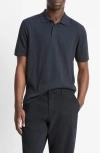 Vince Textured Stretch Cotton Polo