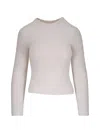 Vince Textured Sweater In Neutral