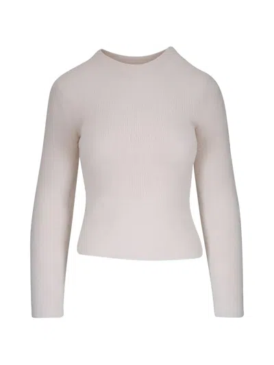 Vince Textured Sweater In Neutral
