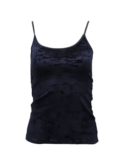 Pre-owned Vince Textured Tank Top In Blue