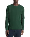 Vince Thermal Crewneck Shirt In Green