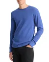 Vince Thermal Long Sleeve T-shirt In Light Faded Cobalt