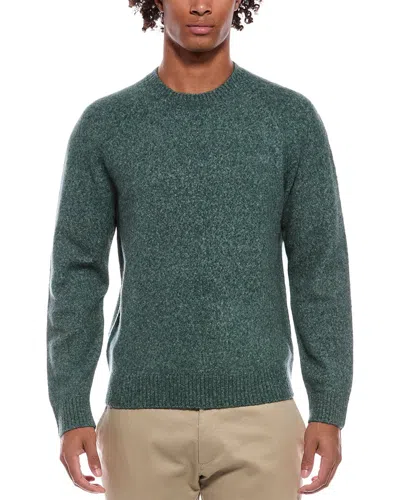 Vince Thermal Crewneck Sweatshirt In Green