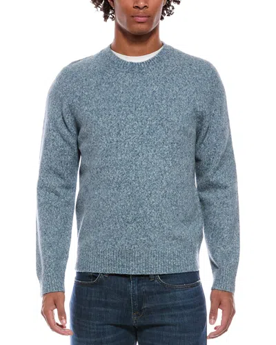Vince Thermal Crewneck Sweatshirt In Blue