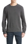Vince Pima Cotton Textured Long Sleeve Thermal Tee In Coastal Combo