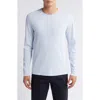 Vince Thermal Long Sleeve T-shirt In Surf Mist