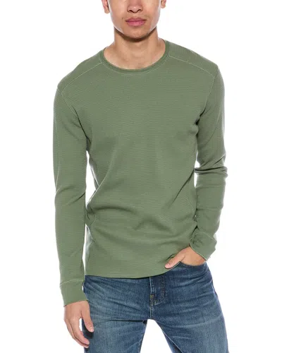 Vince Thermal Shirt In Green