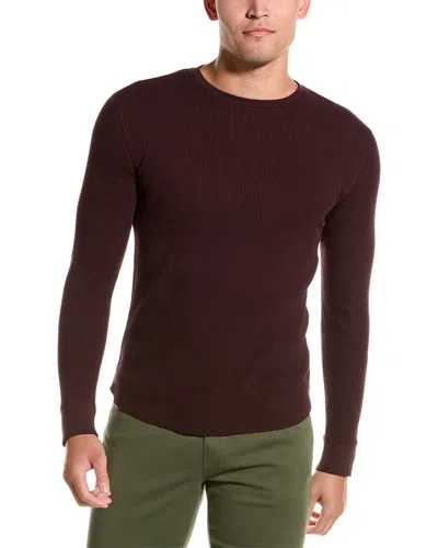 Vince Thermal Sweater In Red