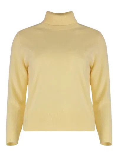 VINCE THREE-QUARTER SLEEVE TURTLENECK SWEATER
