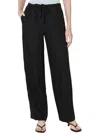 Vince Tie Front Pull On Pant In Black
