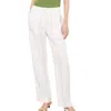 Vince Tie-front Pull-on Pant In Off-white In White