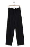 Vince Tie Front Pull-on Pants In Black