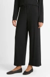 Vince Tie Waist Knit Lounge Pants In Black