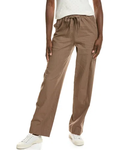 Vince Tie-front Pant In Yellow