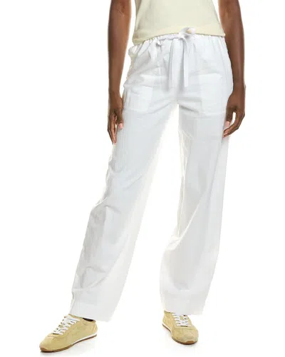 Vince Tie-front Pull-on Pant In White