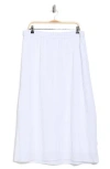 Vince Tiered Maxi Skirt In White