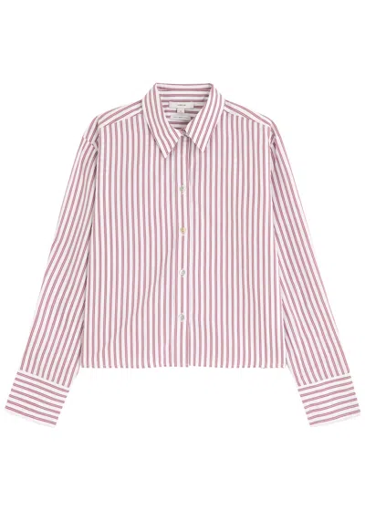 VINCE VINCE TILL STRIPED WOVEN SHIRT