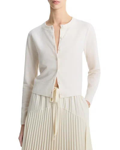 VINCE TIPPED HALF MOON CARDIGAN